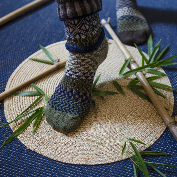 Wool Bamboo Crew Socks
