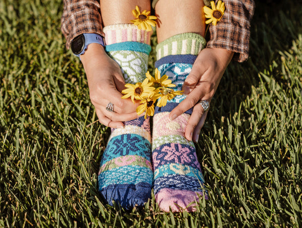 Hummingbird Crew Socks