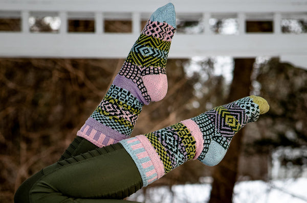 Lilac Crew Socks