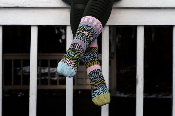 Lilac Crew Socks