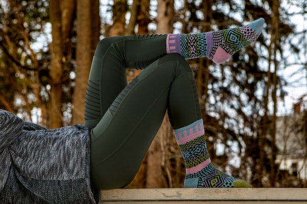 Lilac Crew Socks