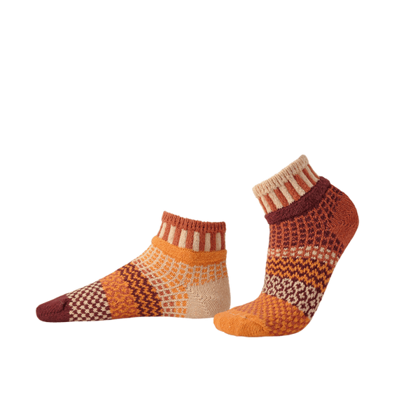 Pumpkin Pie Quarter Socks
