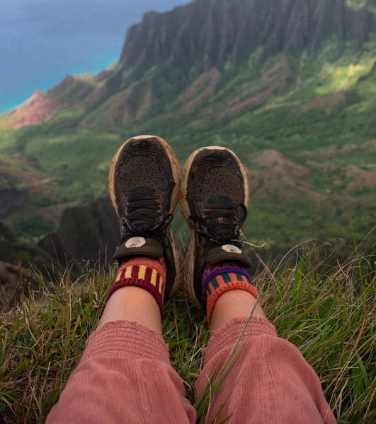 Fall Foliage Quarter Socks
