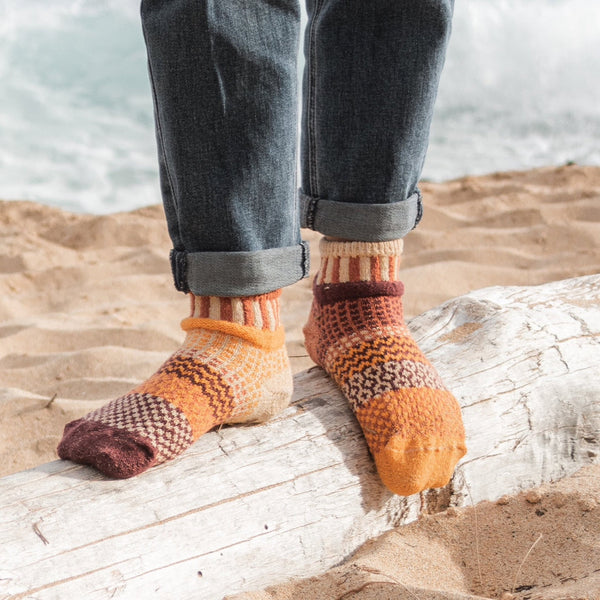 Pumpkin Pie Quarter Socks