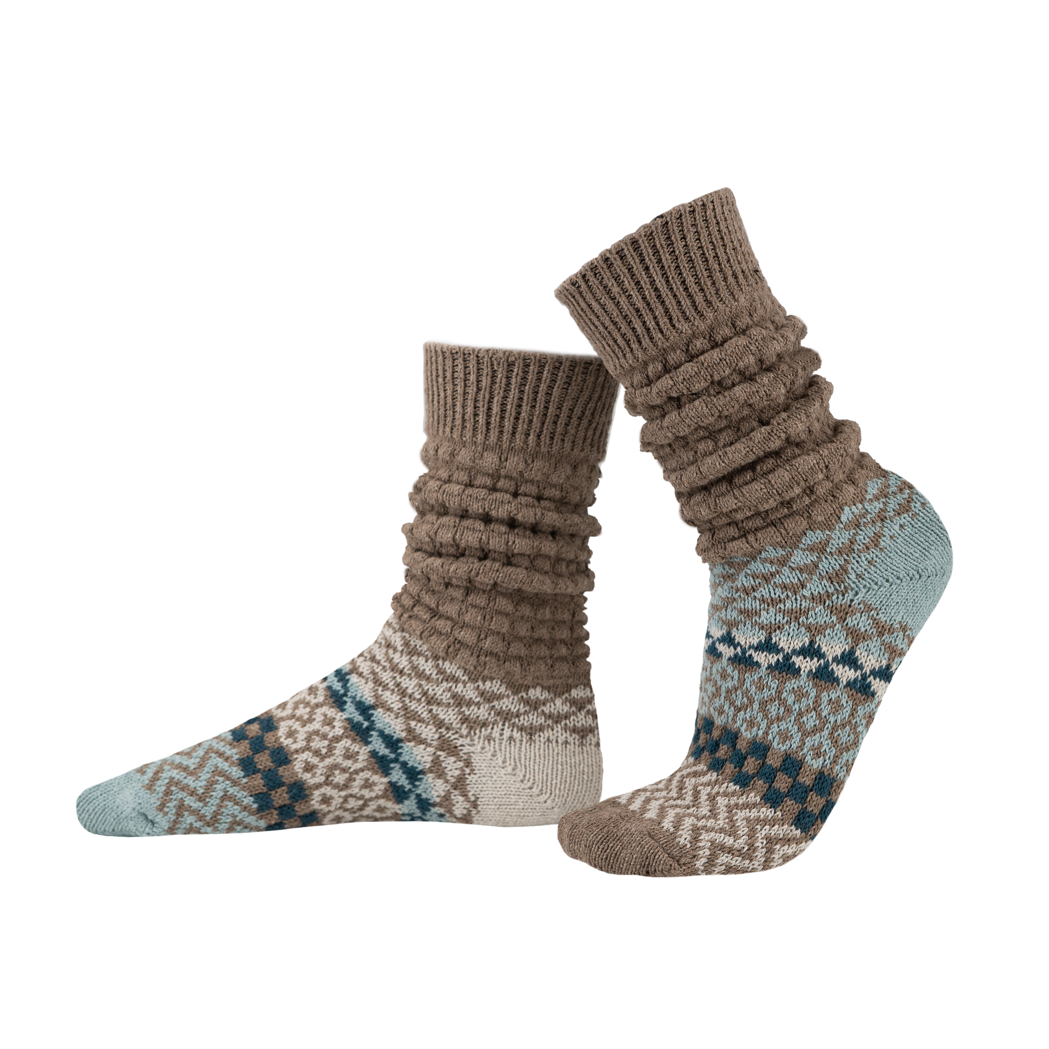 Fusion Slouch Socks - Driftwood