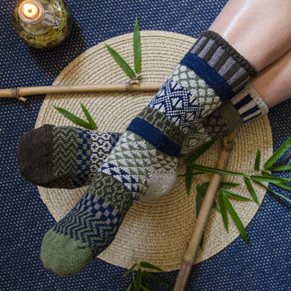 Wool Bamboo Crew Socks